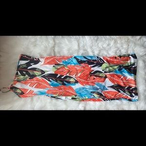 Tropical Print Dress